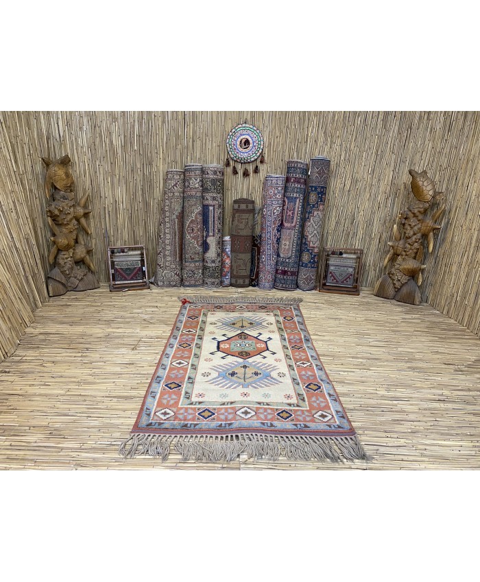 Turkish Nomadic Handmade Wool on Wool Carpet – FREE SHIPPING..!